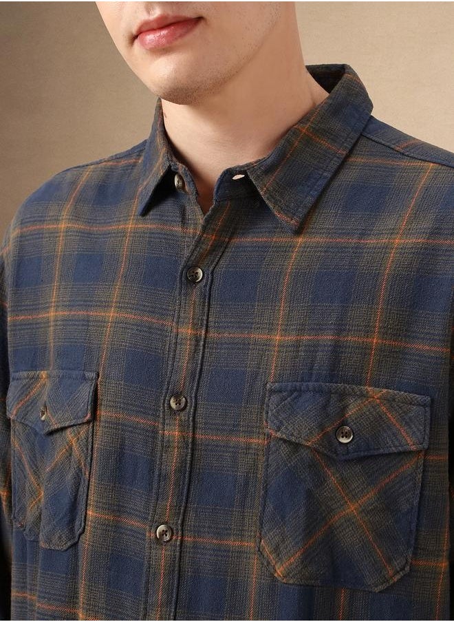 Dennis Lingo Multi Colour Relaxed Fit Cotton Shirt – Classic and Comfortable  - Image 5