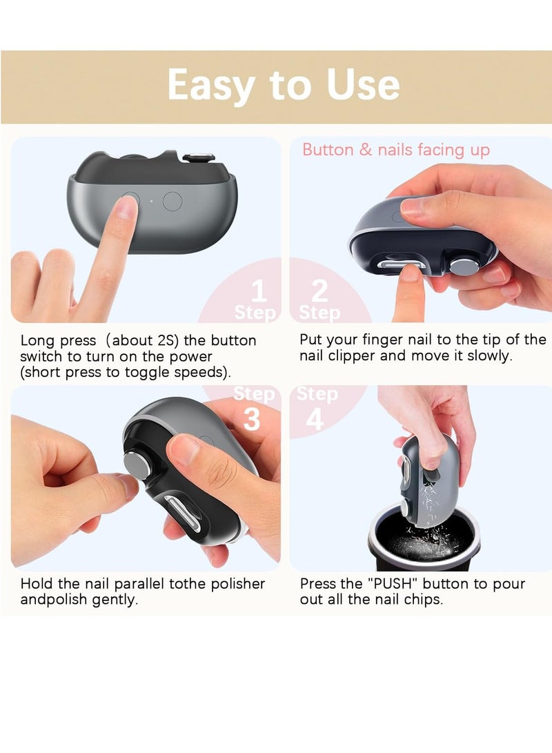 جونيس الكهربائية الأظافر كليبر مع تلميع - Image 4