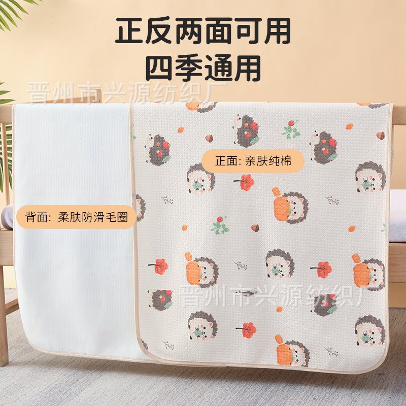 Pure Cotton Washable Diaper Pad Baby Supplies Aunt Pad Baby Breathable Leak-Proof Menstrual Pad Nursing Pad Diaper Pad Absorbent - Image 3