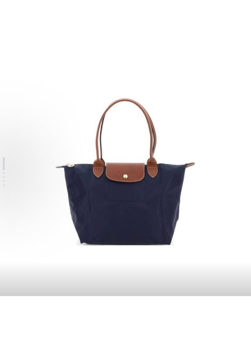 لونج شامب شراء منتج من طراز لونغشامب، حقيبة يد متوسطة، حقيبة يد، حقيبة كتف، نوع أزرق من الطراز الأزرق - Image 1