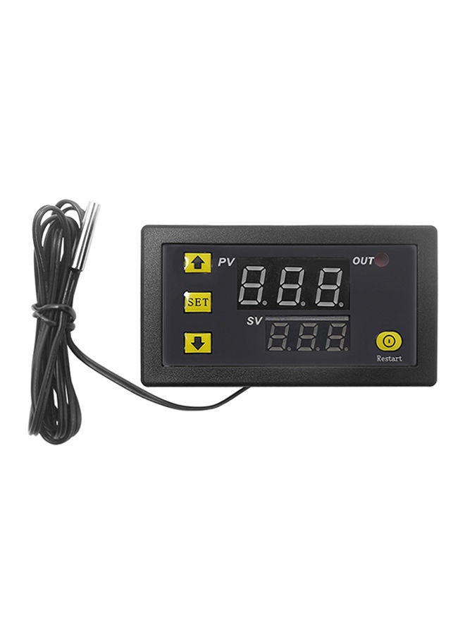 W3230 Mini Digital LED Display Thermostat Regulator Temperature Control Switch Sensor Meter Black - Image 1