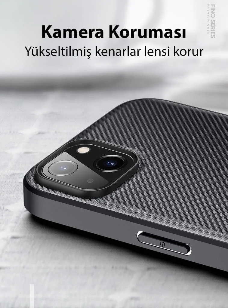بولهاموبيل Polham Premium Shock Absorbing iPhone 14 6.1 Case, Camera Protected, Magsafe Compatible 5-Layer Case