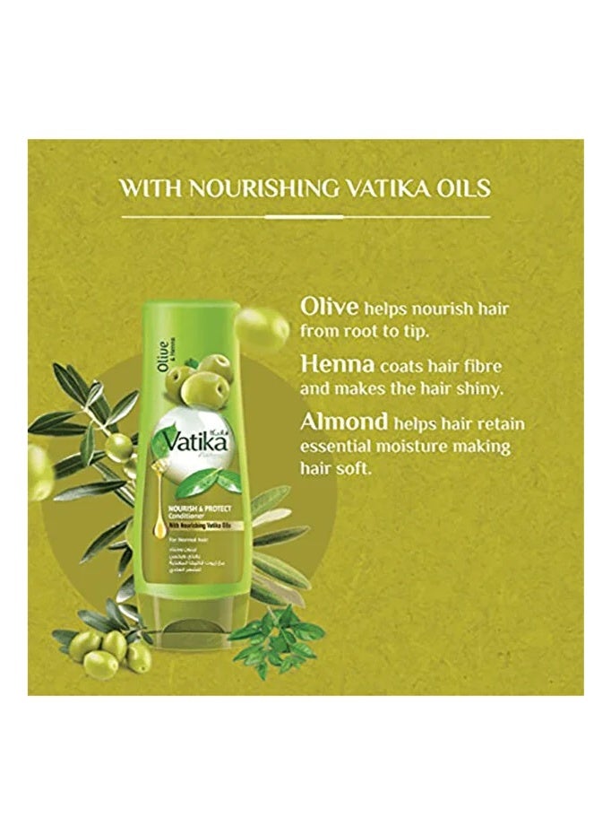 فاتيكا ناتشورالز بلسم الزيتون والحناء المغذي والحماية - 400 مل - Image 2