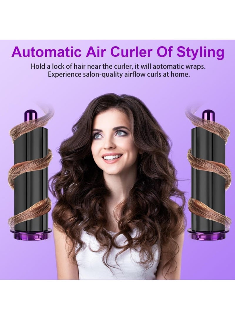 Generic Blow Dryer Brush 5 in 1, Negative Ion Hair Dryer Brush Set Upgrade Hot Air Brush Air Styler Curling Wrap Air Curler, Curling Iron Hair Styling Tools As A Gift for Straight/Curl/Drying/Smoothing  - Image 3