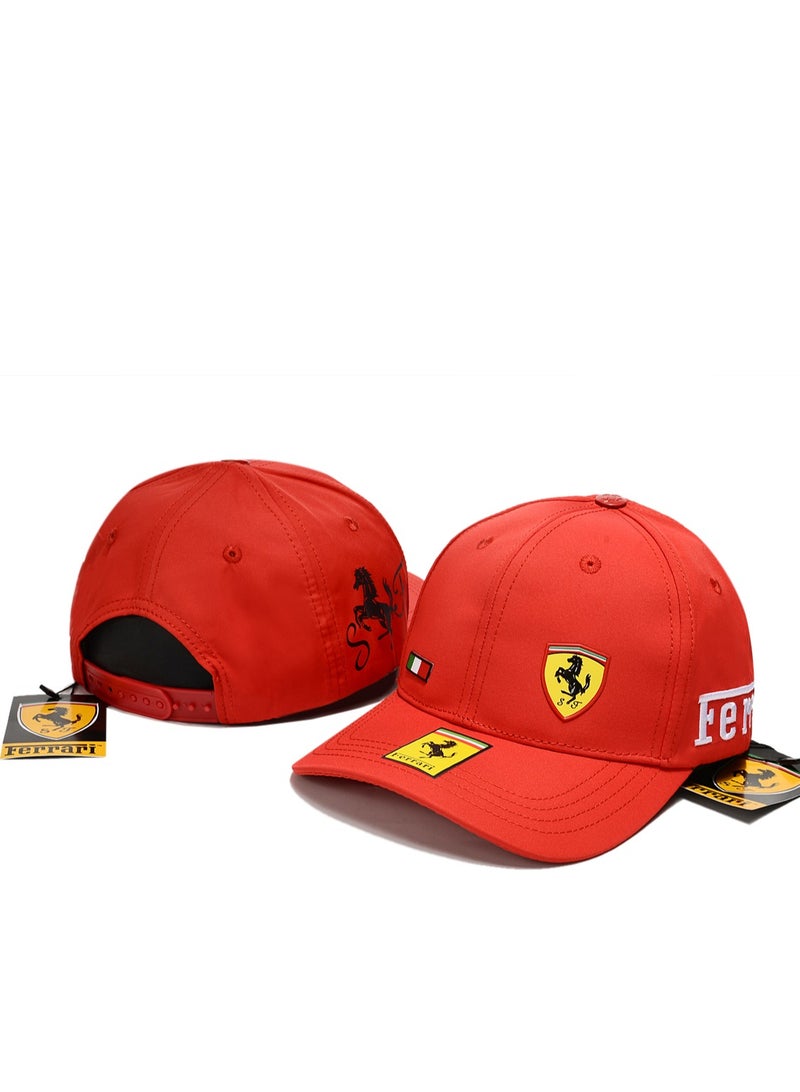 فيراري Racing Cap: Iconic Red, Prancing Horse Legacy