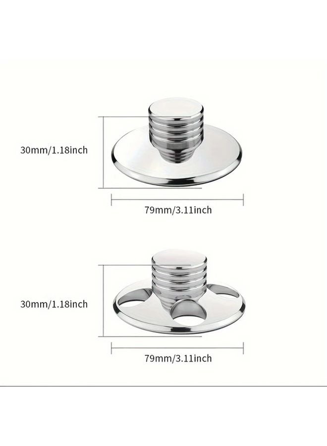 Silvery Metal Record Weight Stabilizer For Vinyl Turntable LP Player Audio Quality - Image 3