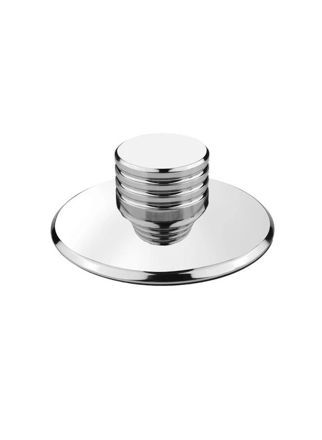 Silvery Metal Record Weight Stabilizer For Vinyl Turntable LP Player Audio Quality - Image 1
