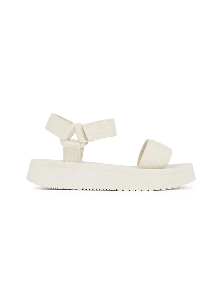 كالفن كلاين جينز Causal Low Heel Wedge Sandals