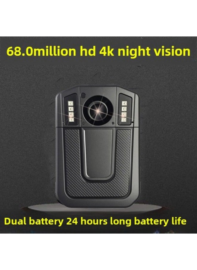Generic LAw EnforceMenT RecorDer HD 4K InfrAreD NighT Vision Explosion-proof A7 V4 A6 V2 D11 D12 A5 T3 M3 A1-Body Color:SinGle Battery Version (32G)  - Image 1