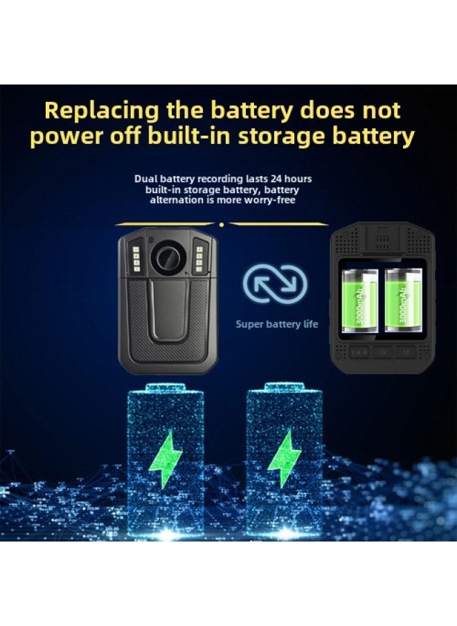 Generic LAw EnforceMenT RecorDer HD 4K InfrAreD NighT Vision Explosion-proof A7 V4 A6 V2 D11 D12 A5 T3 M3 A1-Body Color:SinGle Battery Version (32G)  - Image 2
