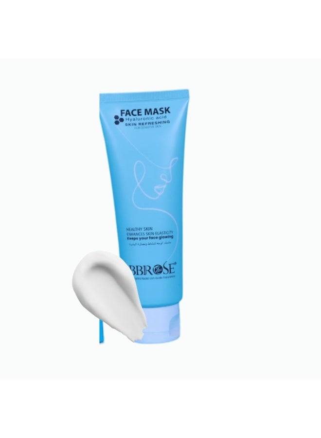 BBROSE Hyaluronic Face Mask 120ml – Deep Hydration & Skin Plumping Facial Treatment – Revitalizes, Moisturizes, and Restores Elasticity - Image 1
