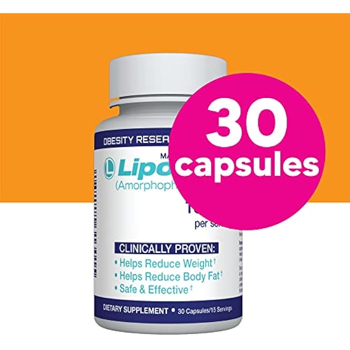 Lipozene Weight-Management Fiber Supplement, 30 Capsules | Non-Stimulant Glucomannan Formula - Image 2