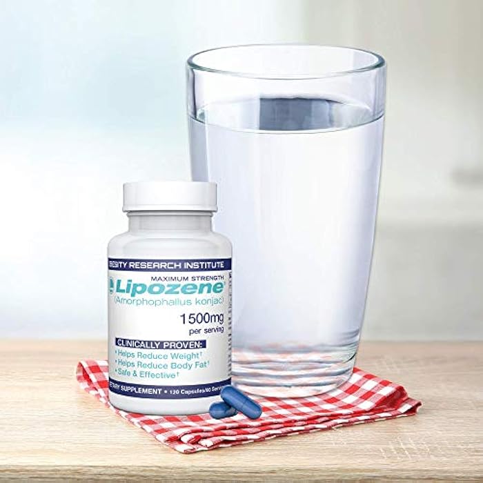 Lipozene Weight-Management Fiber Supplement, 30 Capsules | Non-Stimulant Glucomannan Formula - Image 5