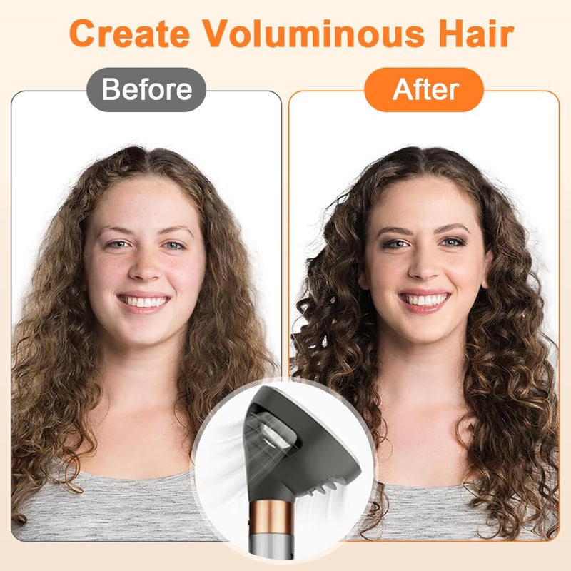 May Create MAYCREATE® Wave Curl Diffuser for Dyson Airwrap Attachment, Dome and Diffuse Mode Diffuser Attachment for Dyson Airwrap HS01/HS05/HS08 for Enhance Curl and Control Wavy Hair - Image 4