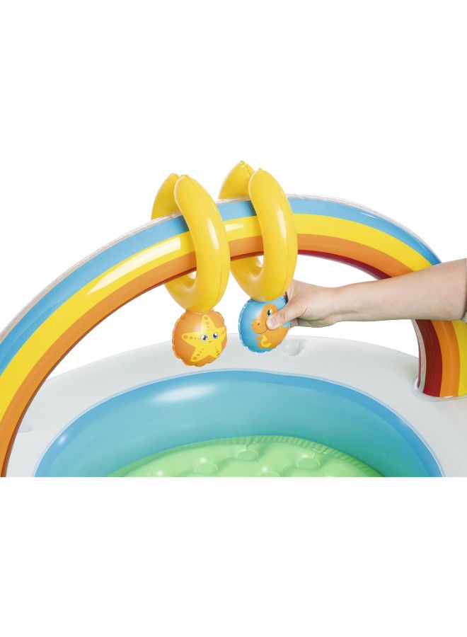 بست واي صالة ألعاب قابلة للنفخ للأطفال من بيست واي 52239 – رينبو جو آند جرو - Image 2