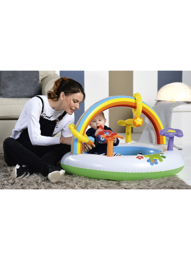 بست واي صالة ألعاب قابلة للنفخ للأطفال من بيست واي 52239 – رينبو جو آند جرو - Image 3