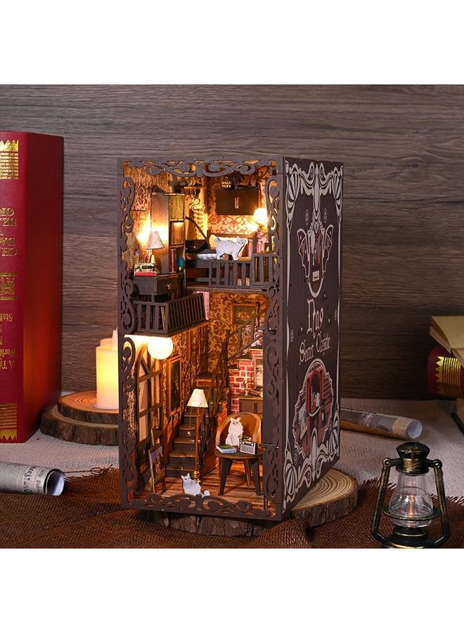 الأزرق جي دبليو Quiya diy House No. 9 Secret Fort 2 Edition 3D مجمعة يدويًا ثلاثية الأبعاد ، نموذج الكتاب ، لعبة إبداعية للرجال والنساء - Image 2