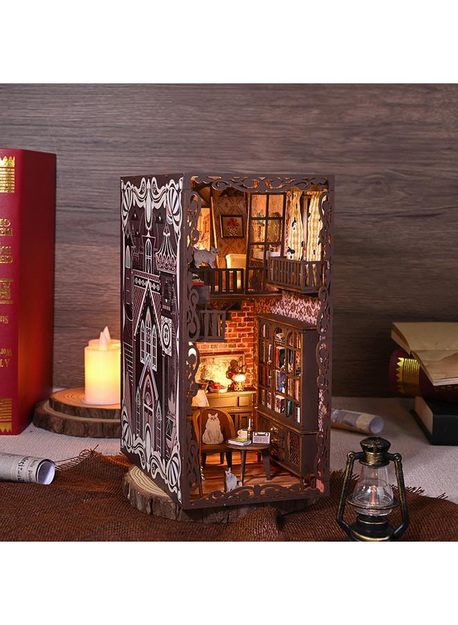 الأزرق جي دبليو Quiya diy House No. 9 Secret Fort 2 Edition 3D مجمعة يدويًا ثلاثية الأبعاد ، نموذج الكتاب ، لعبة إبداعية للرجال والنساء - Image 1