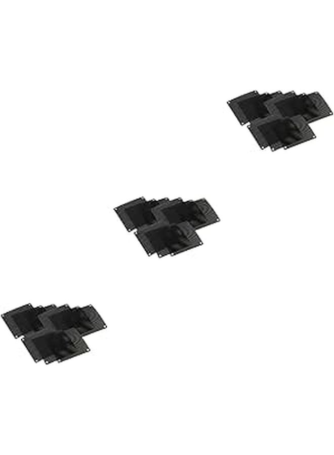 30 Pieces Square PVC Mesh Dust Filter Covers For Computer Case Fans Lightweight Design - Image 1