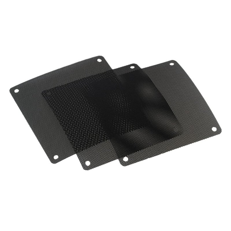30 Pieces Square PVC Mesh Dust Filter Covers For Computer Case Fans Lightweight Design - Image 3