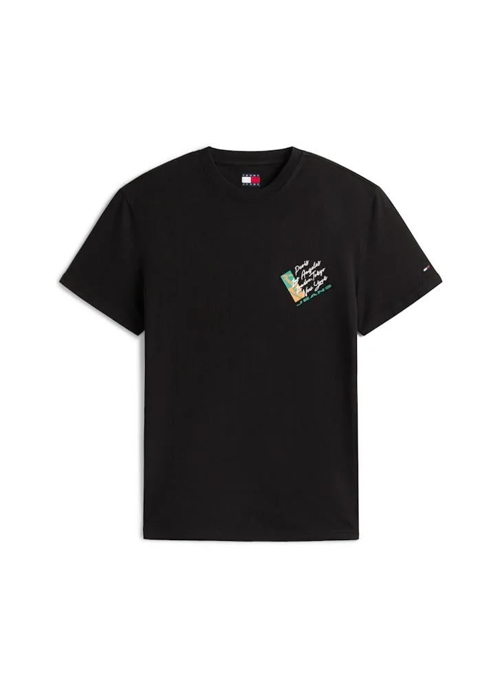 TOMMY JEANS  Signature Back Logo Jersey T-Shirt for Men | Best Price UAE