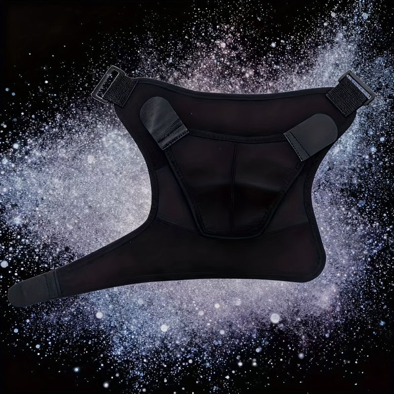 Adjustable Black Shoulder Brace Support for Men Women Compression Sleeve Wrap - Image 2