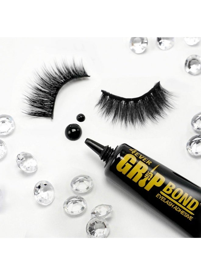 إيبن نيويورك لاصق الرموش Grip Bond (أنبوب، أسود/يجف داكنًا، 0.25 أونصة) | خالٍ من المواد المسببة للحساسية وخالٍ من الفورمالديهايد ويدوم طوال اليوم ومثالي للبشرة الحساسة  - Image 5