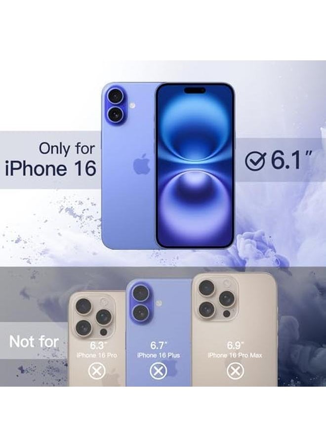 Jetech Magnetic Case For Iphone 16 6.1 Inch Compatible With Magsafe Shockproof Phone Bumper Cover Solid Color Matte Tpu Frame Anti Scratch Clear Back Ultramarine  - Image 2