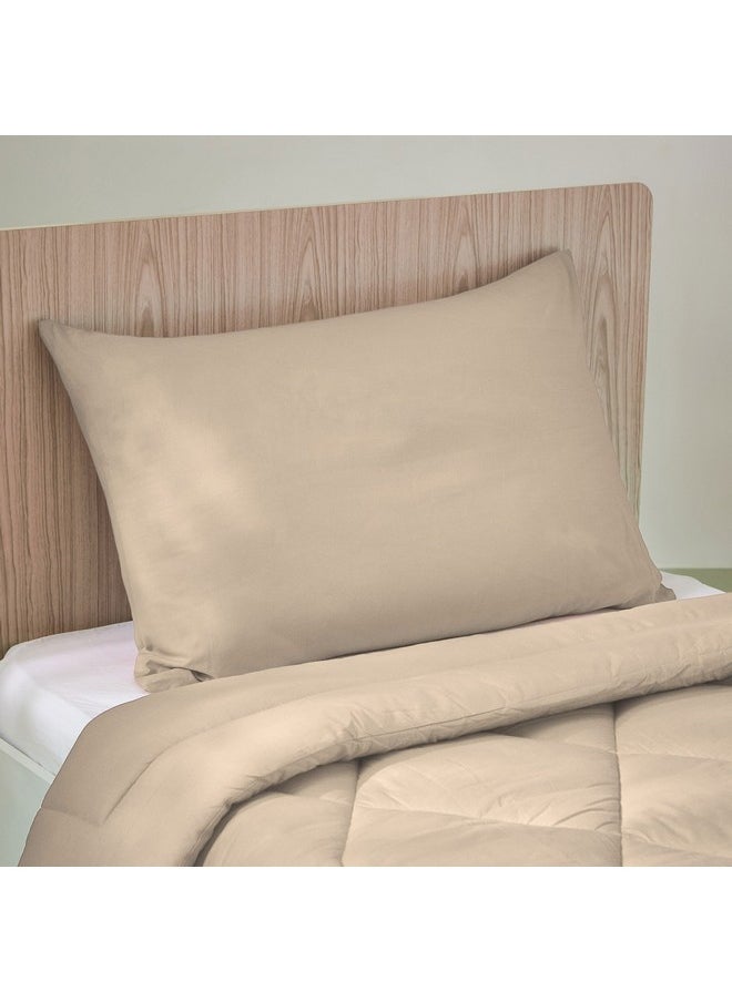 Home Box Ballina 2-Piece Solid Cotton Single Comforter Set 220 x 135 cm  - Image 2