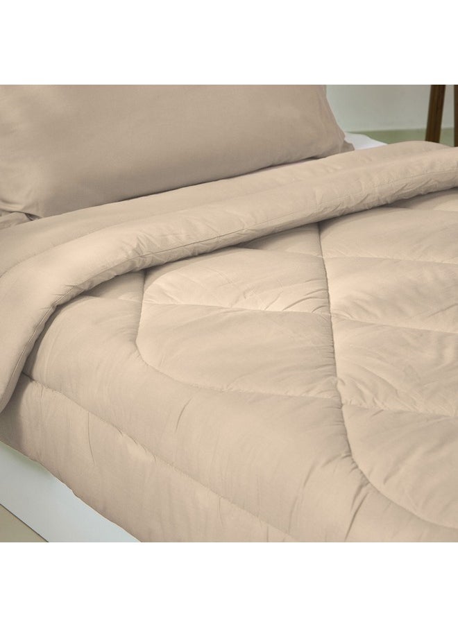 Home Box Ballina 2-Piece Solid Cotton Single Comforter Set 220 x 135 cm  - Image 3