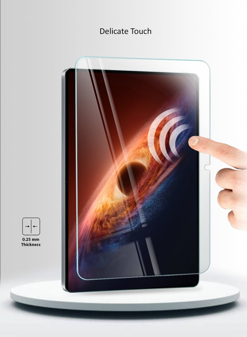 Wtech Honor MagicPad 4 12.3 2026 (12.3 inches) WTech Premium Series Curved Edges 9H HD Full Cover Tempered Glass Tablet Screen Protector 2 Pack (TSGPCN) - Clear - Image 4