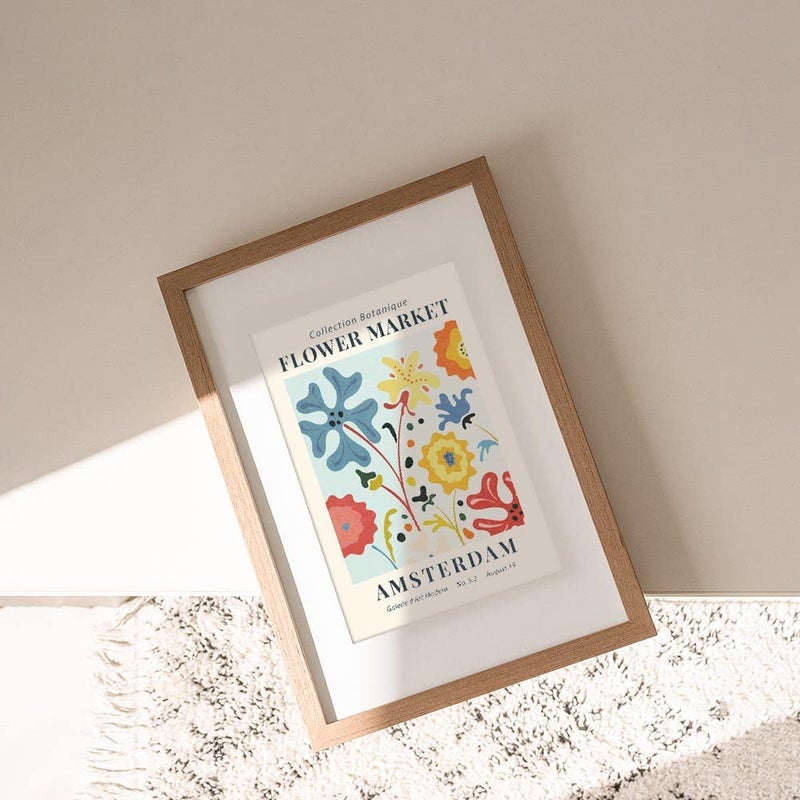 Canssape Set of 4 Flower Market Wall Art Prints Colorful Wall Art Prints 8x10 Wall Pictures for Room Decor Aesthetic Flower Market Poster Prints for Wall Decor Daisy Colorful Wall Art (Unframed) - Image 4