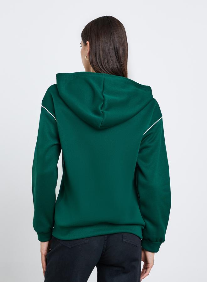 ستايلي جاكيت بتفاصيل محزوزة وياقة هودي - Image 4