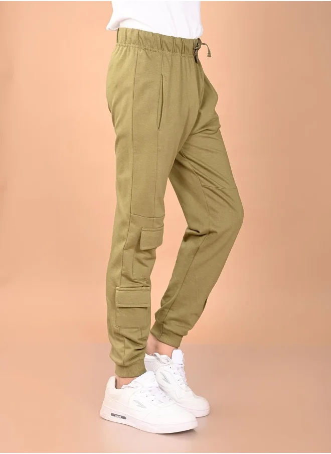 ليلك Boys Ankle Length Joggers