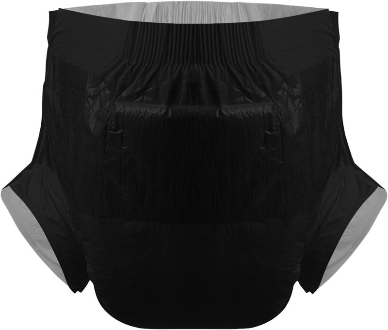 CutiePlusU Adult Diapers Heavy Absorption Dry Surface Disposable Adult Diaper All NightBlack 2 Pieces - Image 2