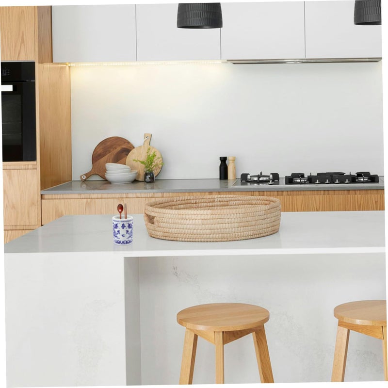 Blue White Porcelain Chopstick Holder Utensil Storage Bucket Kitchen Countertop Organizer - Image 4