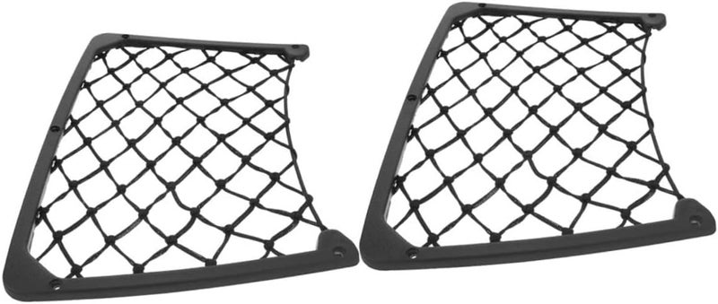 2pcs Car Storage Net Organizer Elastic Mesh Pocket for Trunk SUV Rv Garage High Strength Stretchable Design for Groceries Tools and Vehicle Accessories - Image 1
