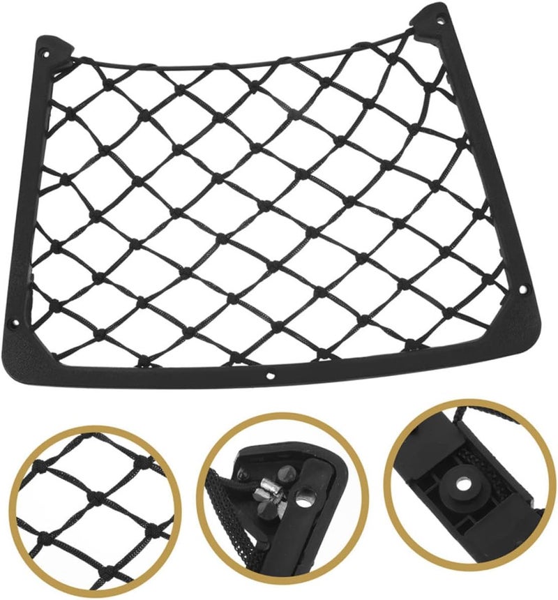2pcs Car Storage Net Organizer Elastic Mesh Pocket for Trunk SUV Rv Garage High Strength Stretchable Design for Groceries Tools and Vehicle Accessories - Image 3