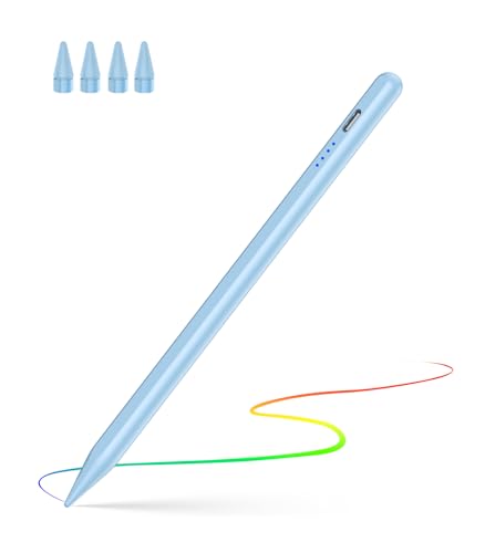 CMARS Stylus Pen for iPad(2018-2025), Pad Pencil 10th Generation with Palm Rejection & Tilt, Digital Pencil Compatible with Apple iPad 6/7/8/9/10/A16, Pro 11"/12.9"/13"/M4, Mini 5/6, Air 3/4/5/M2/M3 - Blue - Image 1