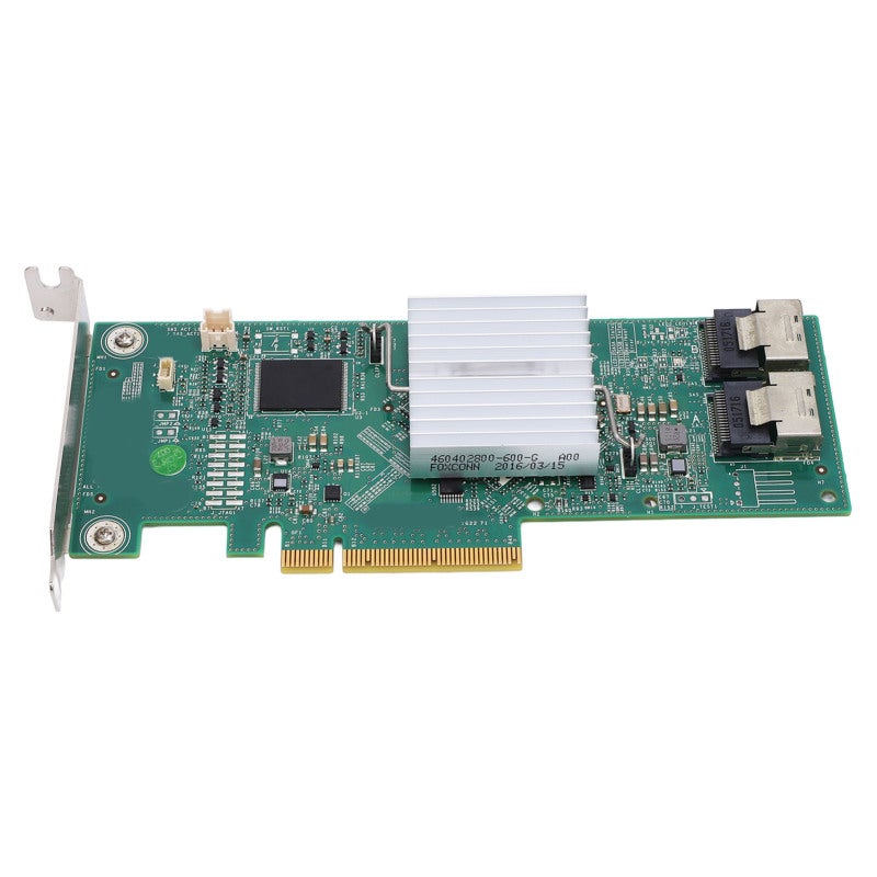 بطاقة PCI-E x8 Array مزودة بموصلين SFF8087 مزدوجين، وحدة تحكم SAS RAID بـ 8 منافذ - أداء عالي بسرعة نقل 4 جيجابت/ثانية لتوسيع تخزين الخوادم - Image 1