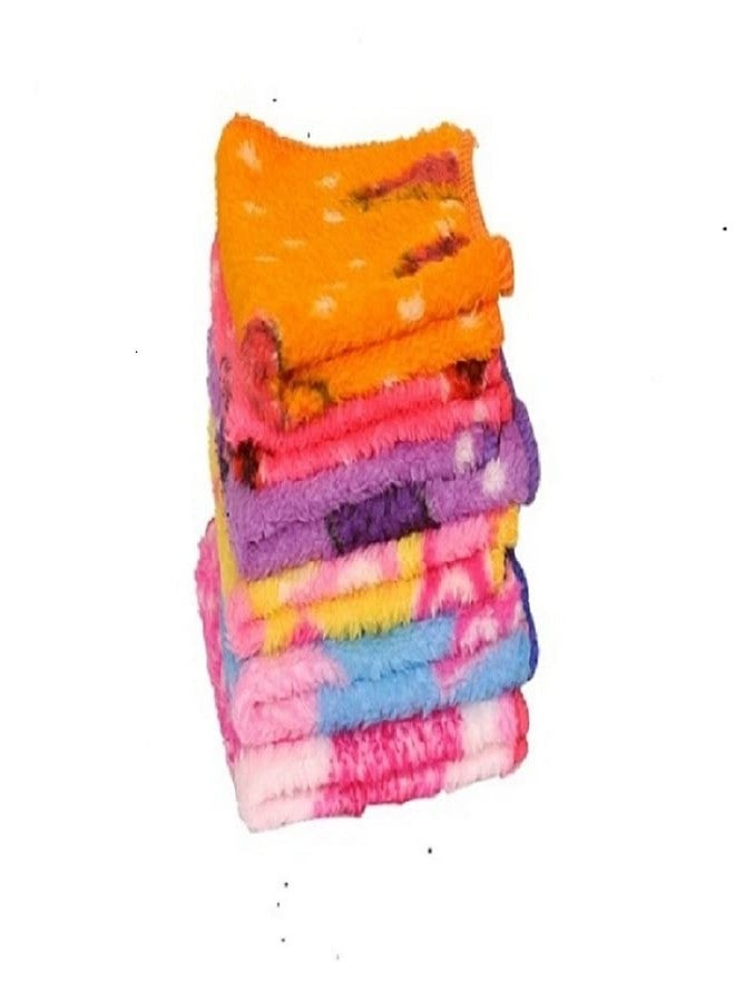 Hivata Printed Hankey Handkerchief Women Soft Cotton Hankies Ladies hanky Random Color set for women (6) - Image 1