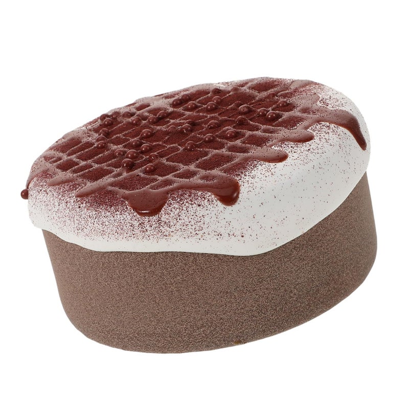 PRETZYOOM Lifelike Chocolate Drops Cake Realistic Prop Food Model for Party Wedding Display - Image 2