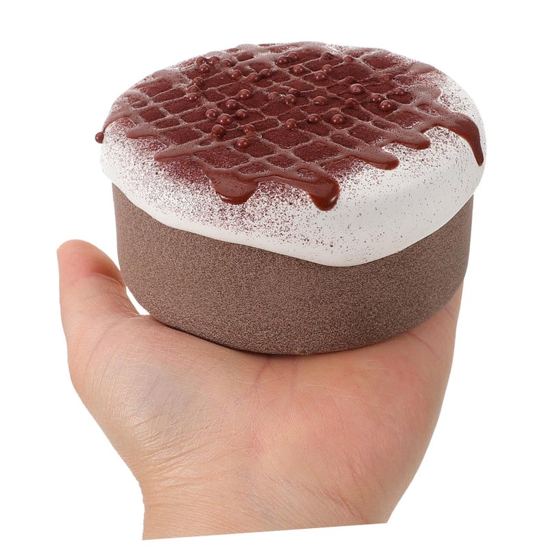 PRETZYOOM Lifelike Chocolate Drops Cake Realistic Prop Food Model for Party Wedding Display - Image 4