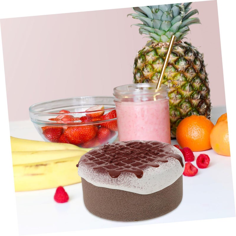 PRETZYOOM Lifelike Chocolate Drops Cake Realistic Prop Food Model for Party Wedding Display - Image 5