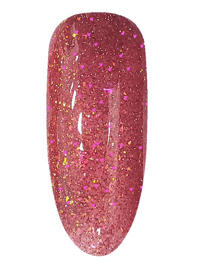 brunson Gel Nail Polish 18ml Long Lasting Chip Resistant Requires Drying Under UV LED Lamp Rainboleon Glitter Gel Soak Off UV LED Gel Polish BRGG12 - Image 2