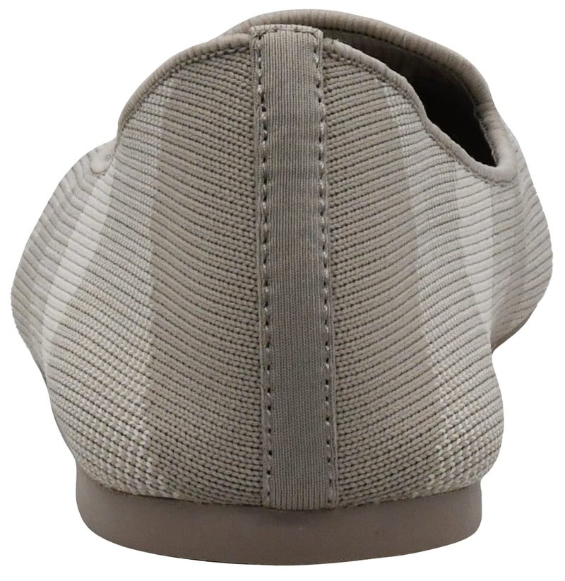 SKECHERS Skechers Women's Cleo-Sherlock-Engineered Knit Loafer Skimmer Ballet Flat, Dark Taupe, 9 M US  - Image 3