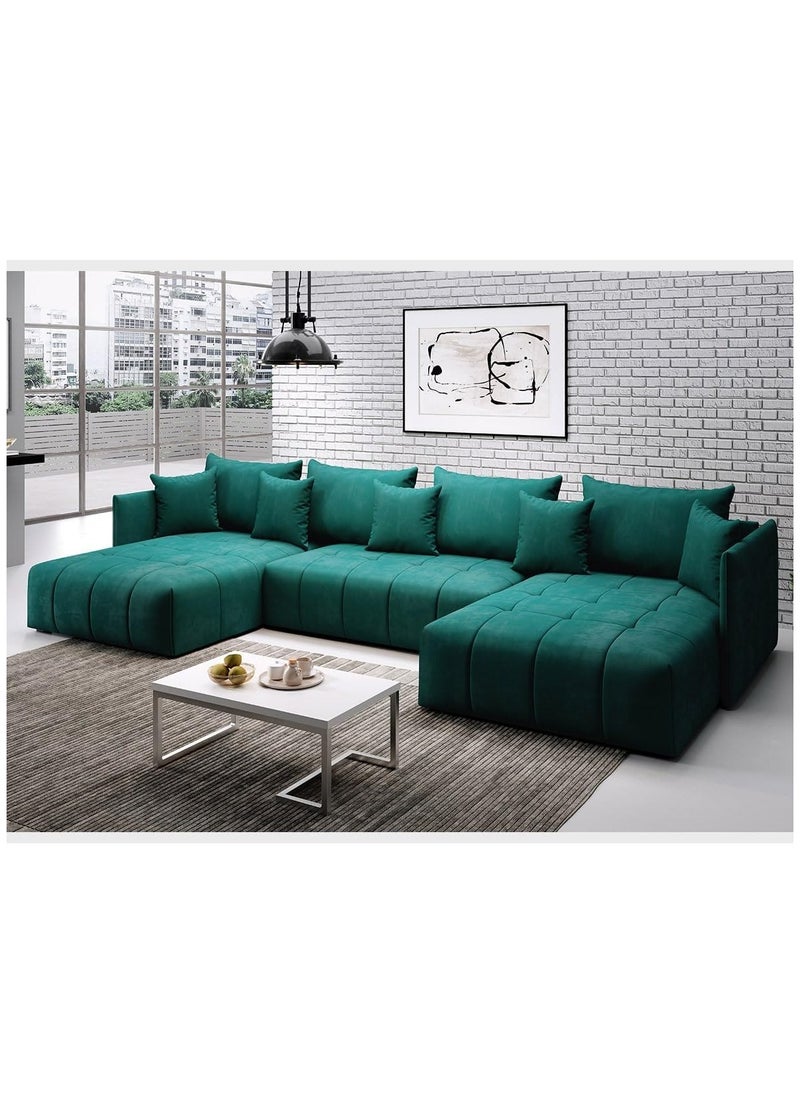 Comfynest U-Shape Sectional Sofa Modern Living Room Elegance Spacious Comfort and Stylish Design  - Image 1