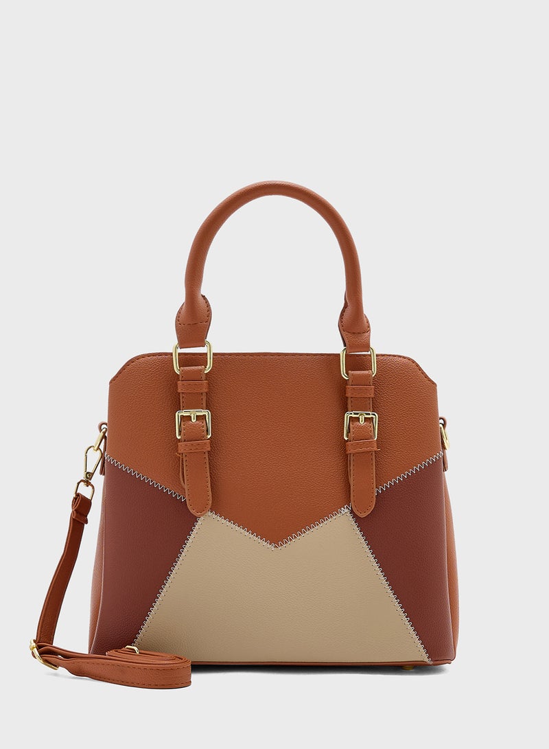 ELLA Color Block Satchel - Image 1