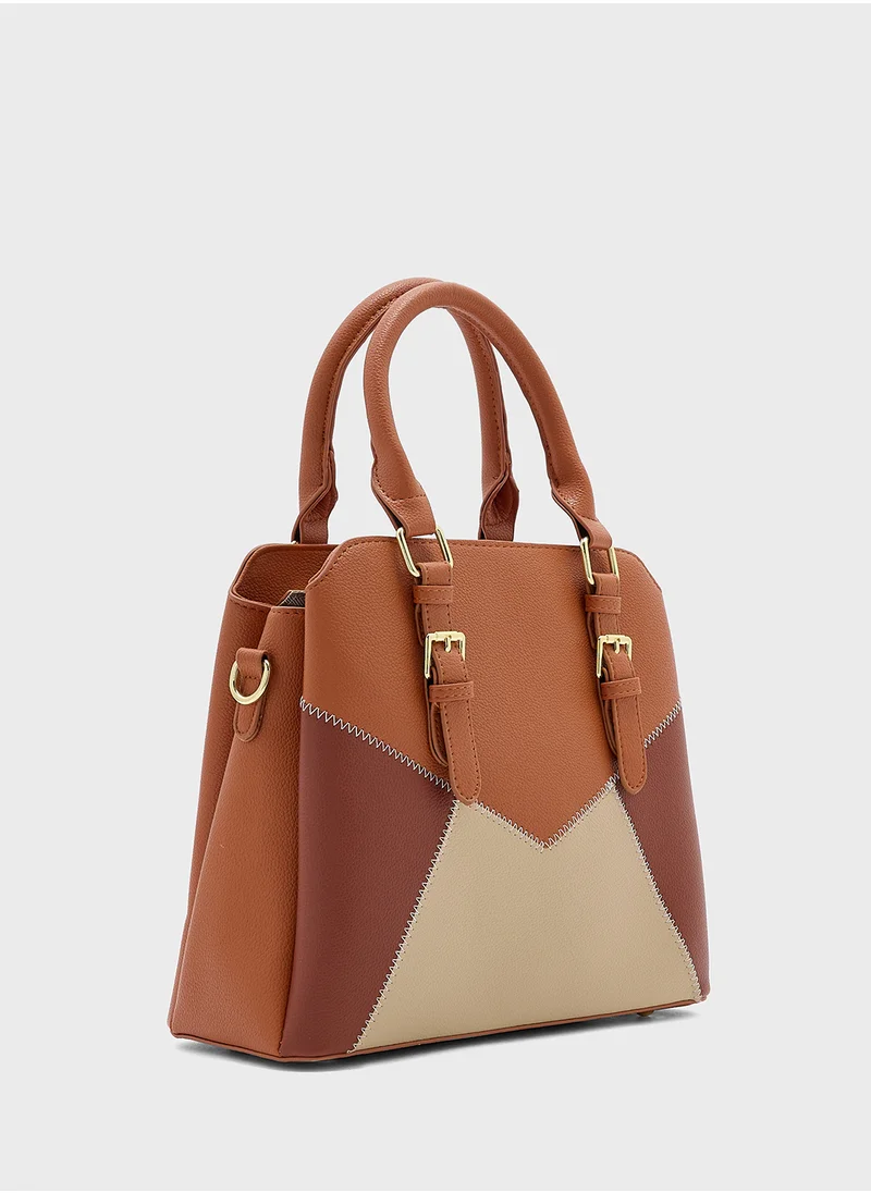 ELLA Color Block Satchel