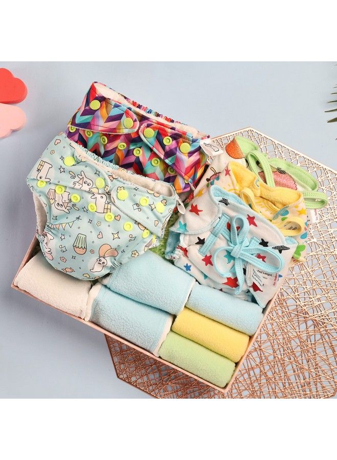 Superbottoms Gift Combo Pack Of 2 Freesize Uno 3 Dry Feel Langot 1 Booster Pad And 3 Easy Clean Top Sheets ; 1 Year Old Baby Gift; Birthday Gift For 1 Year Baby Girl & Boy; Pack Of 11 Items - Image 1